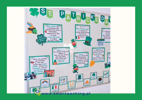 St. Patrick’s Day – gazetka szkolna widziana z boku