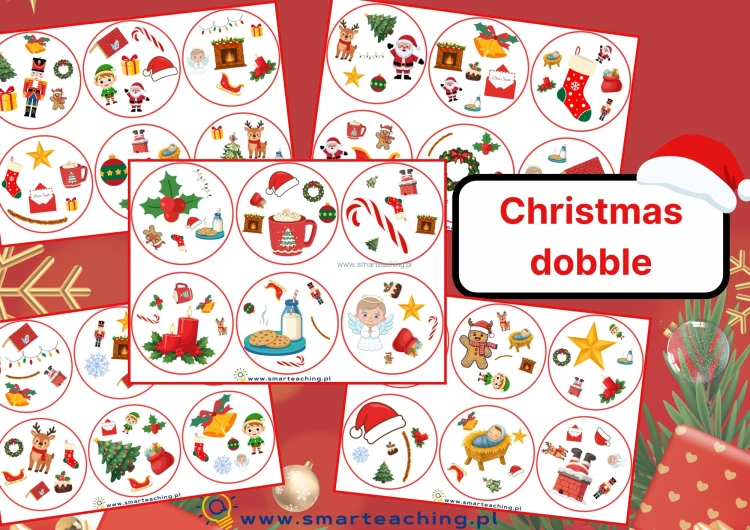 Christmas dobble-gra do druku PDF