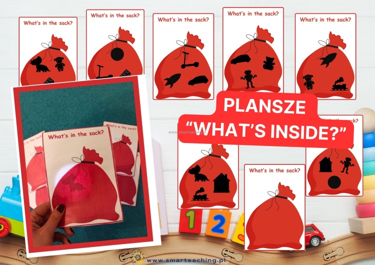 What’s inside the sack – świąteczna gra z zabawkami po angielsku dla przedszkolaków