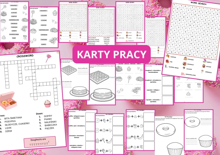 Fat Thursday – flashcards i karty pracy do nauki angielskiego dla dzieci PDF