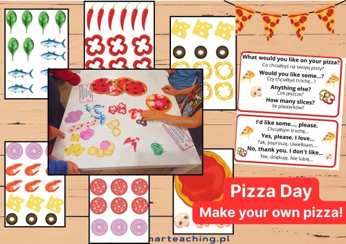 Dzień Pizzy, Pizza day, make your own pizza. PDF