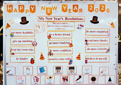 Gazetka Szkolna Nowy Rok New Year PDF angielski