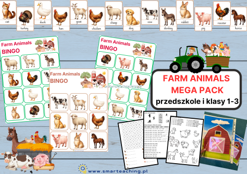 FARM ANIMALS-ZWIERZĘTA GOSPODARCZE ANGIELSKI PDF