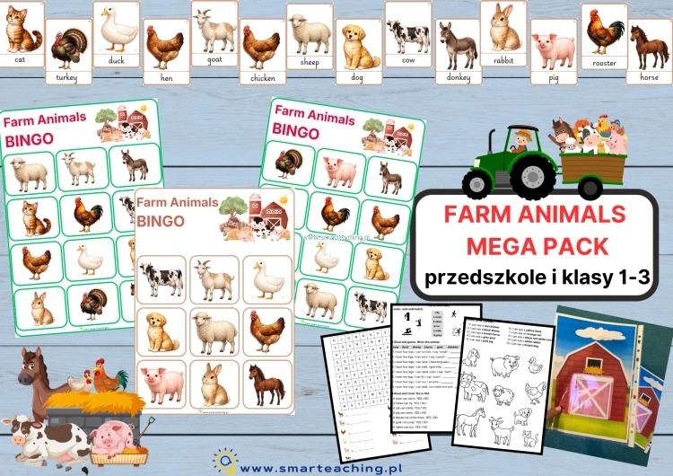 FARM ANIMALS-ZWIERZĘTA GOSPODARCZE ANGIELSKI PDF