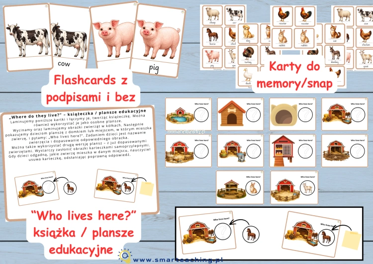 FARM ANIMALS-ZWIERZĘTA GOSPODARCZE ANGIELSKI  PRZEDSZKOLE I KLASY 1-3 PDF