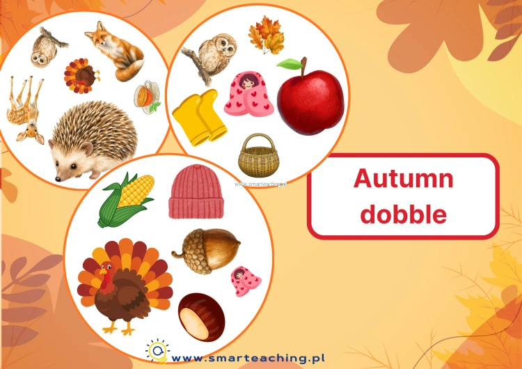 Autumn Dobble – jesienna gra po angielsku PDF