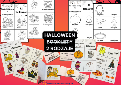 halloween booklets książeczki halloweenowe dla dzieci po angielsku